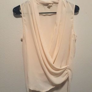 Cream colored blouse